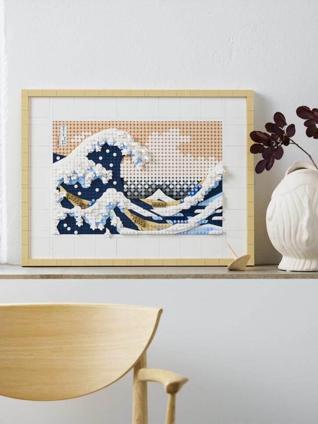 Hokusai Katsushika ‘La gran ola de Kanagawa‘ aparece en Lego