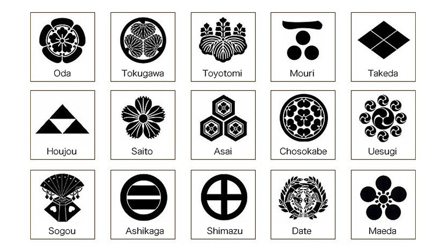 Emblemas Famosos de los samurai de Japón